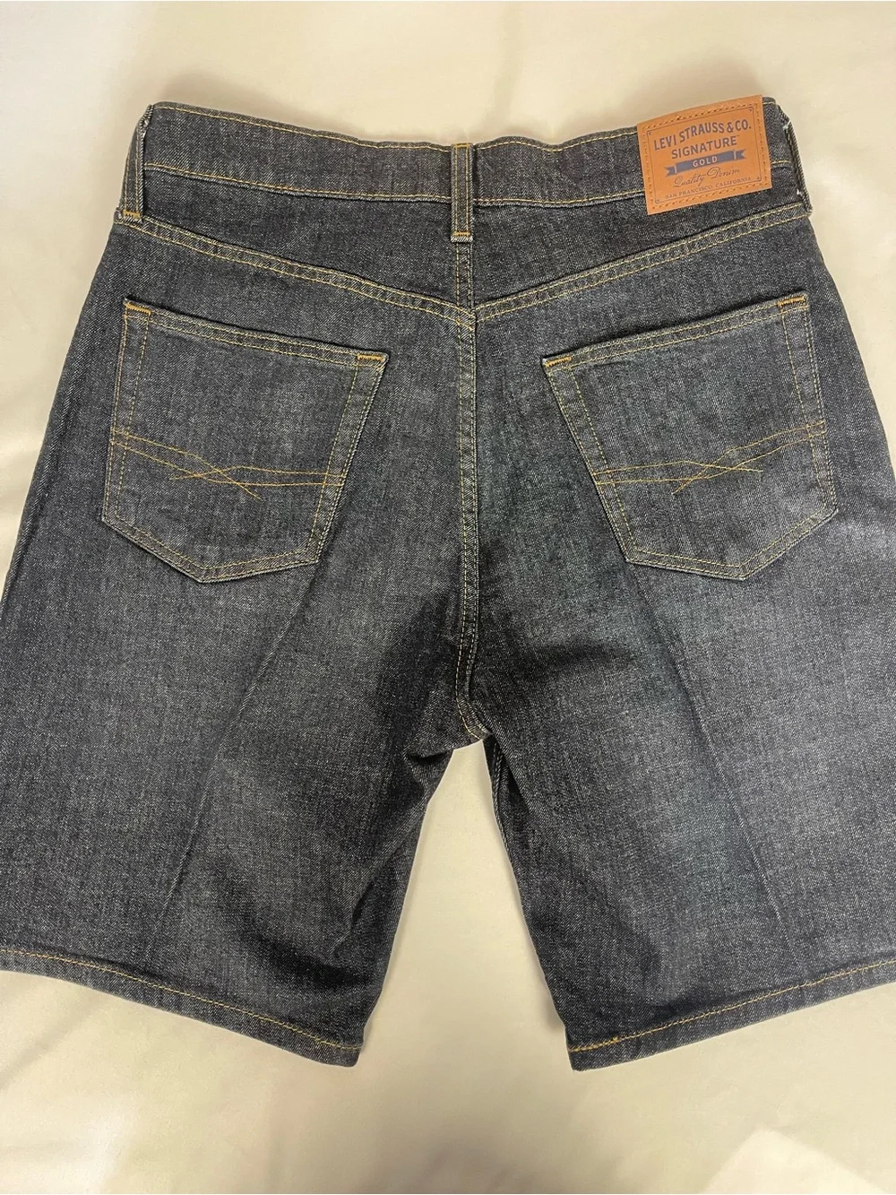 Levi's Dark Blue Denim Jean Shorts